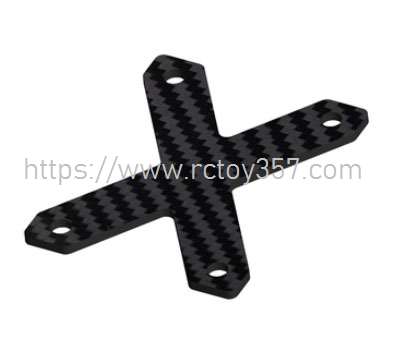 RCToy357.com - Carbon fiber spindle holder connecting plate 1.5mm DX380-14 ALZRC Devil 380 FAST RC Helicopter Spare Parts