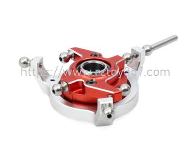 RCToy357.com - New Metal CCPM Swashset - Silver ALZRC Devil 380 FAST RC Helicopter Spare Parts