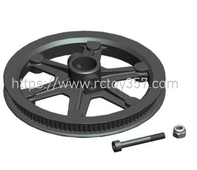 RCToy357.com - Plastic Front Tail Drive Pulley - 94T DX380-30 ALZRC Devil 380 FAST RC Helicopter Spare Parts