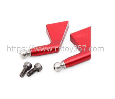 RCToy357.com - Metal main rotor clip seat rocker arm group/red D380F02-R ALZRC Devil 380 FAST RC Helicopter Spare Parts