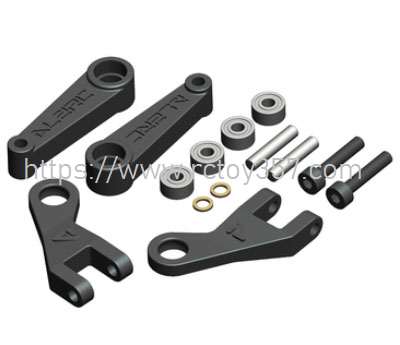 RCToy357.com - Plastic Radius Swing Arm Set DX380-06SA ALZRC Devil 380 FAST RC Helicopter Spare Parts - Click Image to Close