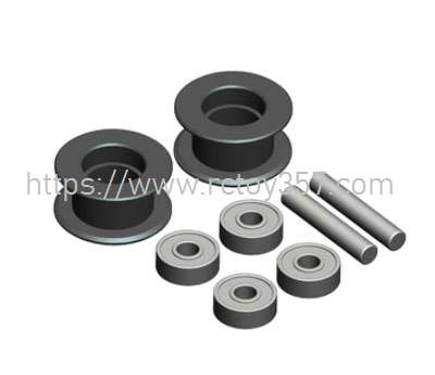 RCToy357.com - Plastic Tail Belt Pinch Pulley - Front DX380-22S ALZRC Devil 380 FAST RC Helicopter Spare Parts
