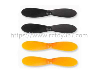RCToy357.com - Main blades set[Red]1set Attop X PACK 2 RC Mini RC Quadcopter Spare Parts