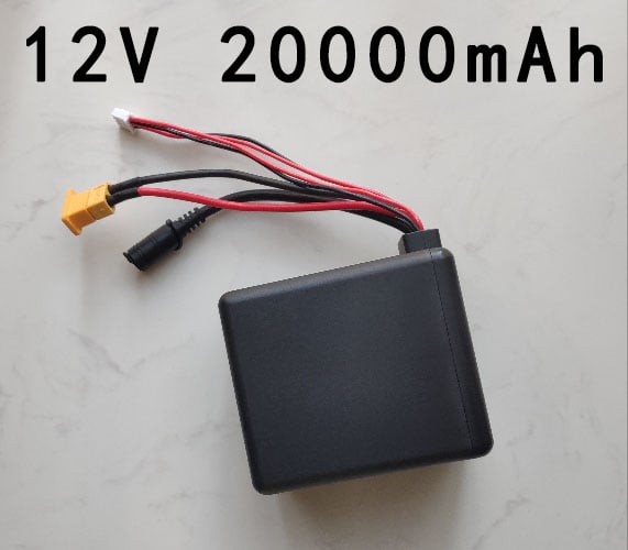12V 20A 20000mAh Battery (DC5.5mm Plug, XT60 Plug, XH-4P) - Bait Boat / Trawl Boat Battery (image for) 12V 20A 20000mAh Battery (DC5.5mm Plug, XT60 Plug, XH-4P) - Bait Boat / Trawl Boat Battery