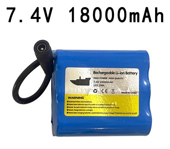7.4V 18000mAh Battery (DC5.5mm Plug) - Bait Boat / Trawl Boat Battery (image for) 7.4V 18000mAh Battery (DC5.5mm Plug) - Bait Boat / Trawl Boat Battery