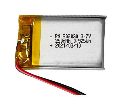 RCToy357.com - 3.7V 250mAh 502030 Battery without plug Polymer lithium battery
