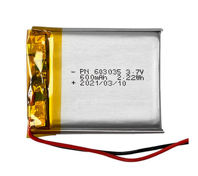 RCToy357.com - 3.7V 600mAh 603035 Battery without plug Polymer lithium battery