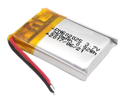 RCToy357.com - 3.7V 250mAh 602025 Battery without plug Polymer lithium battery