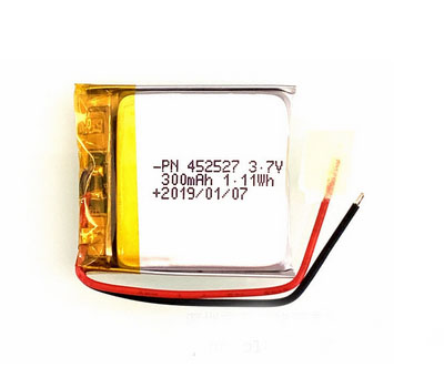 RCToy357.com - 3.7V 300mAh 452527 Battery without plug Polymer lithium battery