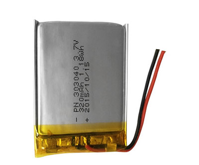 RCToy357.com - 3.7V 320mAh 303040 Battery without plug Polymer lithium battery