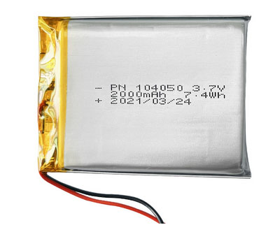 RCToy357.com - 3.7V 2000mAh 104050 Battery without plug Polymer lithium battery