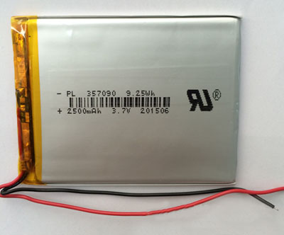 RCToy357.com - 3.7V 2500mAh 357090 Battery without plug Polymer lithium battery - Click Image to Close