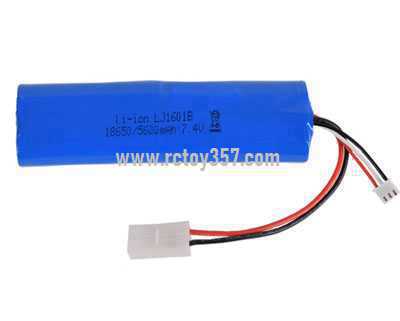 RCToy357.com - 7.4V 5600mAh 18650 L6.2-2P Forward Cylinder Capacity type lithium battery