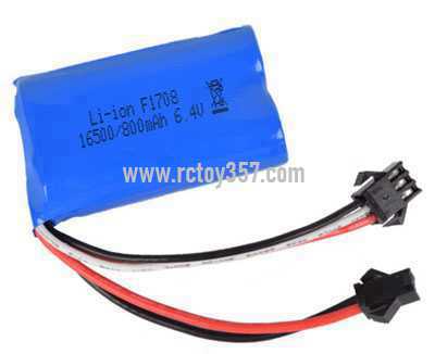 RCToy357.com - 6.4V 16500 800mAh 15C SM-2P + SM-3P Cylindrical power lithium battery