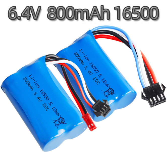 (image for) 16500 6.4V 800mAh High magnification cylindrical lithium battery