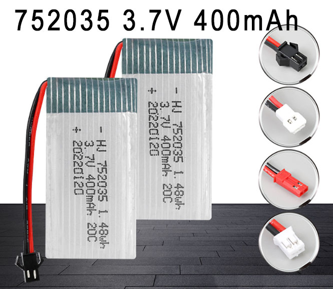 (image for) 752035 3.7V 400mAh High magnification polymer lithium battery