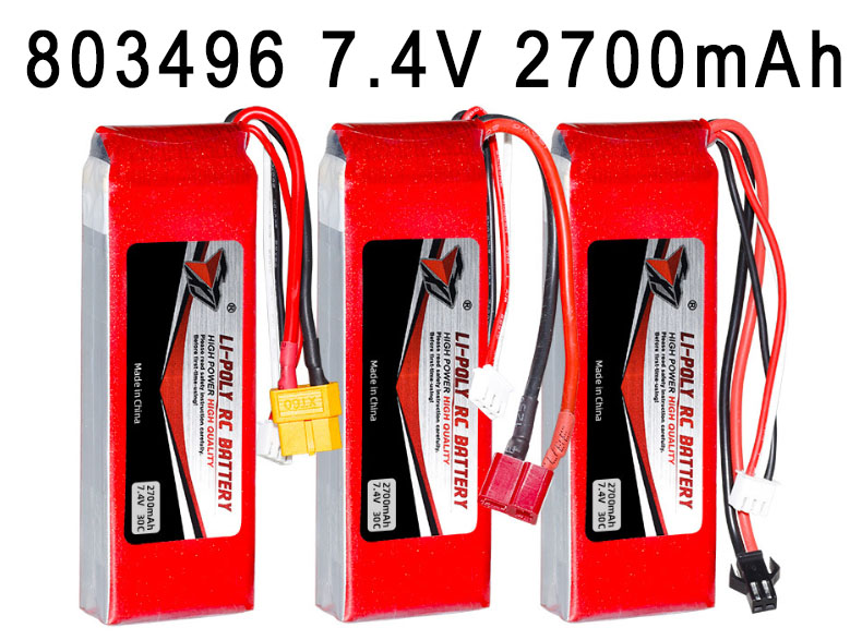 (image for) 803496 7.4V 2700mAh High magnification polymer lithium battery