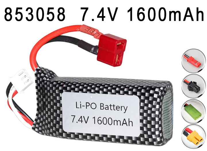 (image for) 853058 7.4V 1600mAh High magnification polymer lithium battery