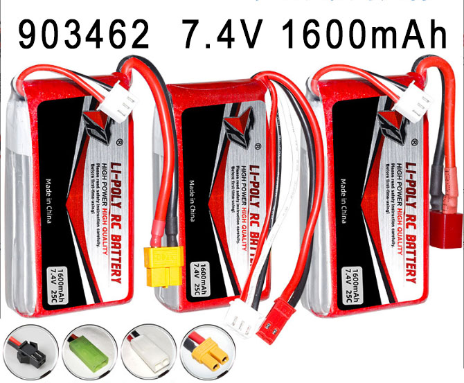 (image for) 903462 7.4V 1600mAh High magnification polymer lithium battery