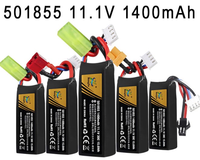 (image for) 501855 11.1V 1400mAh High magnification polymer lithium battery