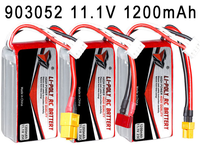 (image for) 903052 11.1V 1200mAh High magnification polymer lithium battery