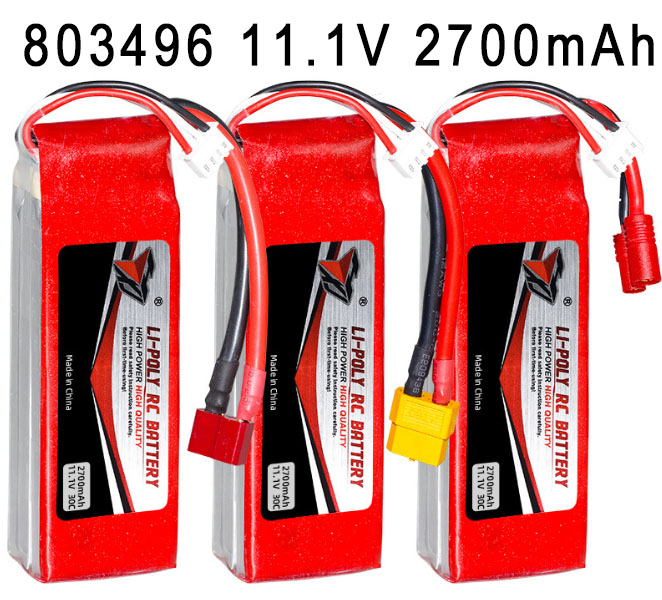 (image for) 803496 11.1V 2700mAh High magnification polymer lithium battery
