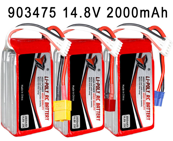 (image for) 903475 14.8V 2000mAh High magnification polymer lithium battery