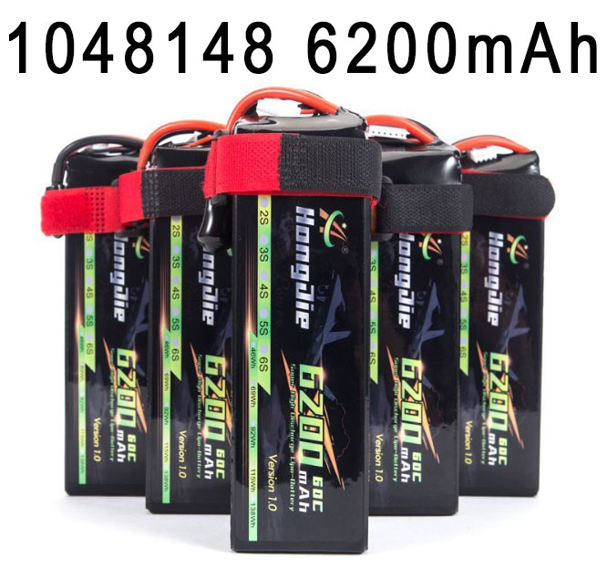 (image for) 1048148 7.4V/11.1V/14.8V/18.5V/22.2V 6200mAh High magnification polymer lithium battery 2S/3S/4S/5S/6S