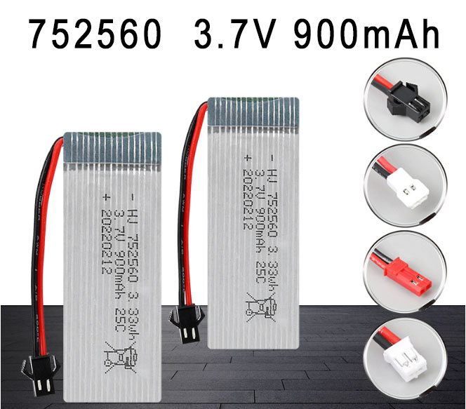 (image for) 752560 3.7V 900mAh High magnification polymer lithium battery