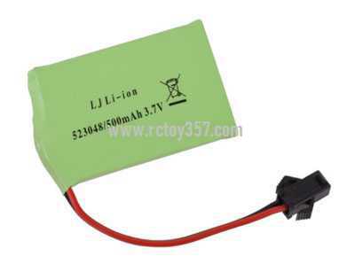 RCToy357.com - 3.7V 500mAh 523048 rechargeable lithium battery [optional interface: SM-2P forward, PH2.0-2P reverse]