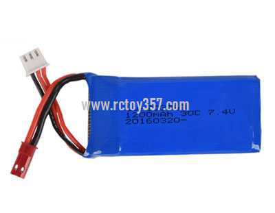 RCToy357.com - 7.4V 1200mAh 803063 rechargeable lithium battery [optional interface: 5500-2P forward, JST-2P reverse, SM-2P forward, EL-2P reverse, EL-2P forward, T-plug]