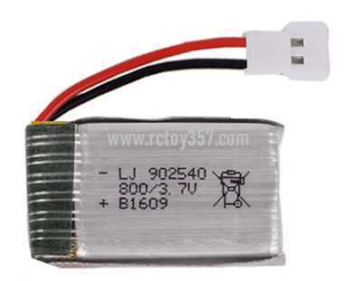 RCToy357.com - 3.7V 800mAh 902540 rechargeable lithium battery [optional interface: JST-2P reverse plug, MX2.0-2P forward plug, SM-2P forward plug]