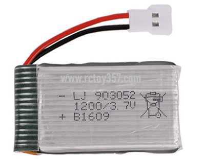 RCToy357.com - 3.7V 1200mAh 903052 rechargeable lithium battery [optional interface: JST-2P reverse plug, MX2.0-2P forward plug, SM-2P forward plug]