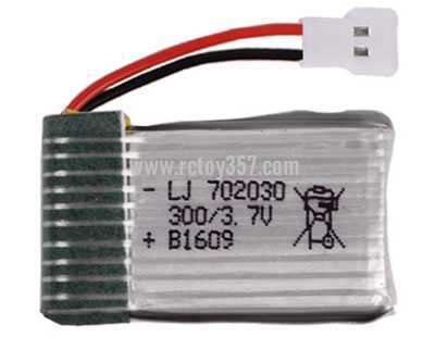 RCToy357.com - 3.7V 300mAh 702030 rechargeable lithium battery [optional interface: JST-2P reverse plug, MX2.0-2P forward plug, SM-2P forward plug]