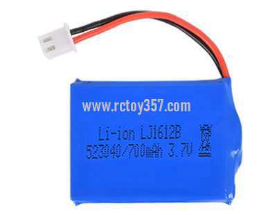 RCToy357.com - 3.7V 700mAh 523040 rechargeable lithium battery [optional interface: MX2.0-2P forward plug, SM-2P forward plug]
