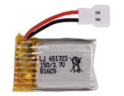 RCToy357.com - 3.7V 150mAh 651723 rechargeable lithium battery [optional interface: JST-2P reverse plug, MX2.0-2P forward plug, SM-2P forward plug] - Click Image to Close