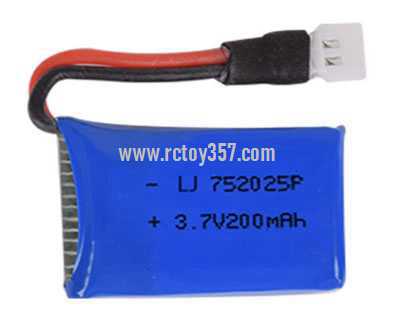RCToy357.com - 3.7V 200mAh polymer lithium battery [optional interface: SM-2P forward, JST-2P reverse, MX2.0-2P forward]