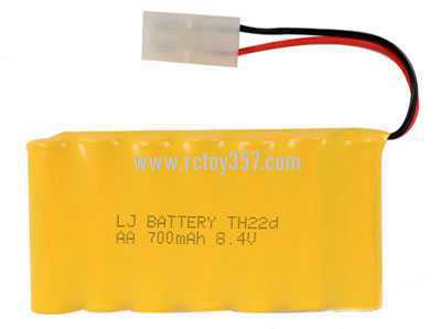 RCToy357.com - AA 8.4V 700mAh M-type nickel-cadmium battery pack [optional interface: SM-2P forward, EL-2P reverse, L6.2-2P positive]