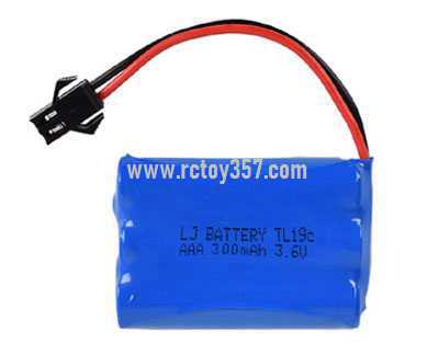 RCToy357.com - AAA 3.6V 300mAh SM-2P forward nickel-cadmium battery pack