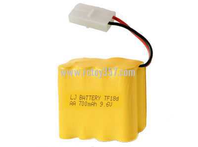 RCToy357.com - AA 9.6V 700mAh X-type nickel-cadmium battery pack [optional interface: SM-2P forward, JST-2P reverse, EL-2P reverse, EL-2P forward, L6.2-2P forward, HUANQI5557-2P Reverse, L6.2 -3P conventional hollow, L6.2-3P ring solid]