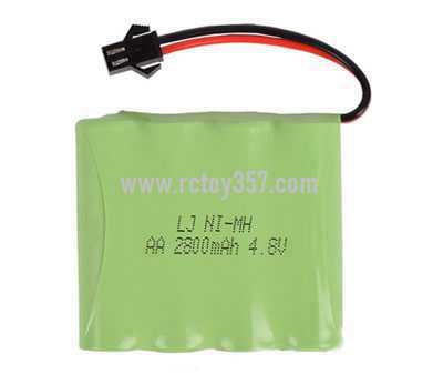 RCToy357.com - 4.8V 2800mAh M type NiMH battery pack [optional interface: SM-2P forward, JST-2P reverse, EL-2P reverse]
