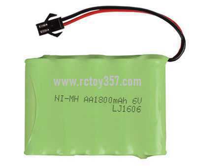 RCToy357.com - 6V 1800mAh M-type NiMH battery pack [optional interface: SM-2P forward, JST-2P reverse, EL-2P reverse, L6.2-2P positive]