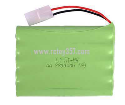 RCToy357.com - 12V 2800mAh H-type NiMH battery pack [optional interface: SM-2P forward, JST-2P reverse, EL-2P reverse, L6.2-2P forward, L6.2-3P conventional hollow]