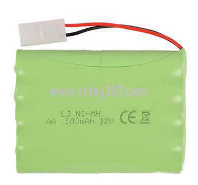 RCToy357.com - 12V 500mAh H-type battery pack [optional interface: SM-2P forward, JST-2P reverse, EL-2P reverse, L6.2-2P forward, L6.2-3P conventional hollow]