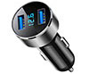 Car charger (can display voltage)(USB 3.7V, 7.4V, 11.1V) 