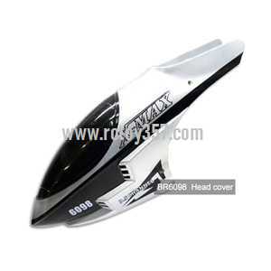 (image for) BO RONG BR6098 Helicopter toy Parts Head cover (Black)