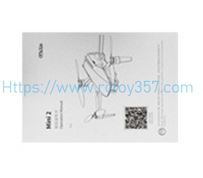 (image for) English instruction manual CFLY Faith Mini RC Drone Spare Parts