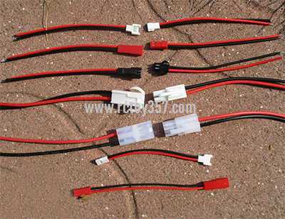 Remote control quadcopter aircraft model aircraft parts air-to-air SM size Tamiya end male and female plug battery cable 4pcs (image for) Remote control quadcopter aircraft model aircraft parts air-to-air SM size Tamiya end male and female plug battery cable 4pcs