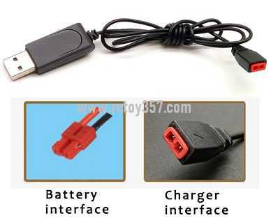 RCToy357.com - 3.7V 4.0 plug lithium battery USB charger - Click Image to Close