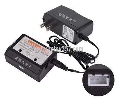 RCToy357.com - 7.4V 800mA US XH-3P lithium battery Balance charger + Charger - Click Image to Close
